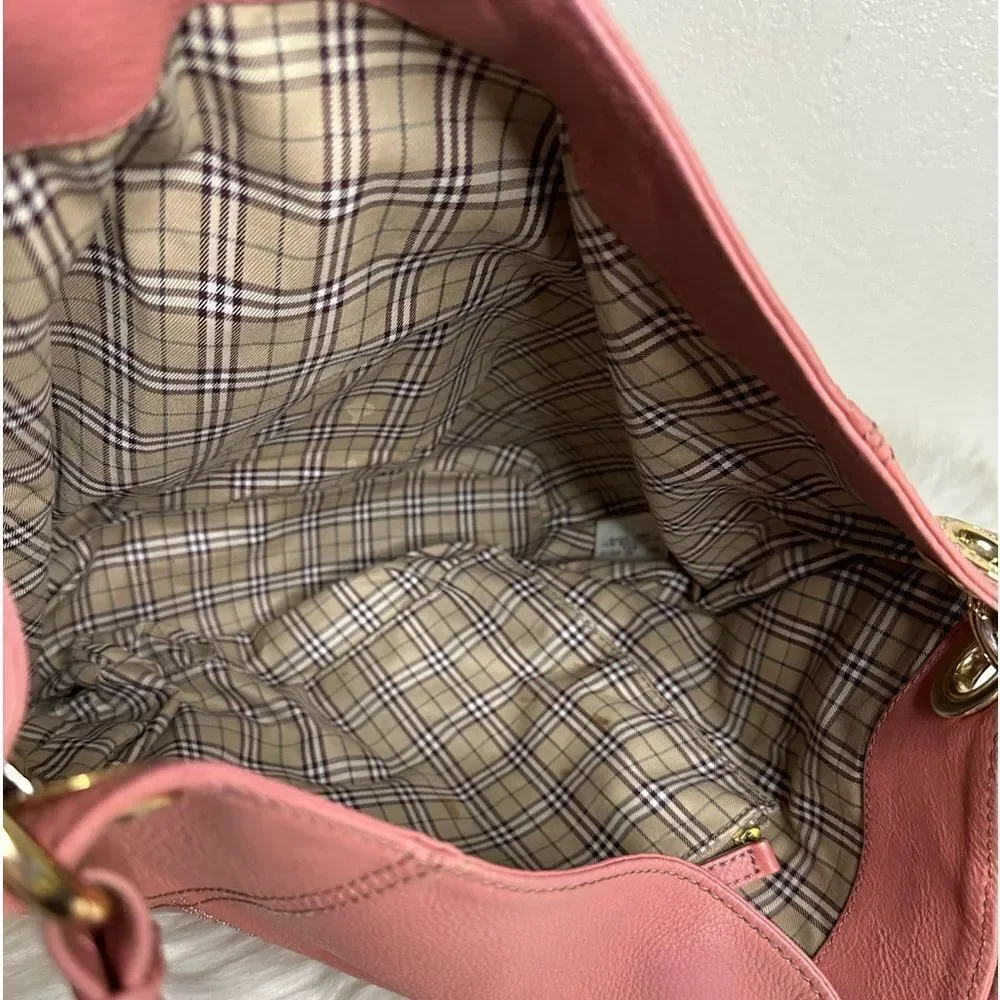 💯Authentic Burberry Tote Leather Handbag🍀